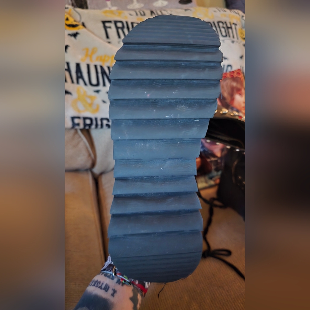 Demonia Black Lace Up Platform Boots - image 4